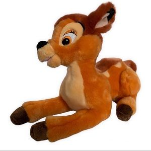 Vintage Disney Store Bambi Fawn Plush Authentic Exclusive 14”Stuffed Animal